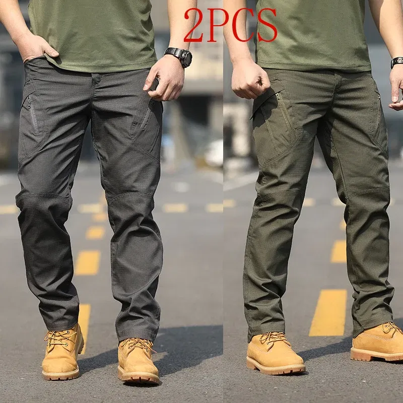 Color: Gold, Size: XXL - Archon X9 Tactical Pants Slim Fit Waterproof Camouflage Training Pants Spring Autumn Breathable Waterproof Overalls Loose Wear