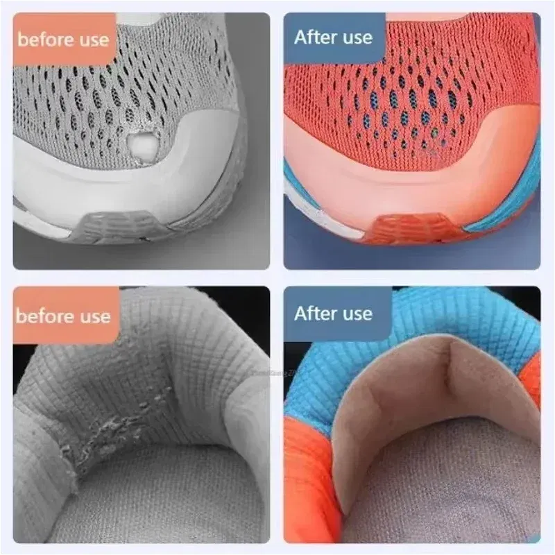 Color: Brown - 6pcs Heel Wear Repair Shoe Patch Stickers Unisex Anti-Wear Heel Protector Adhesive Patch Repair Shoes Heel Sneakers Protector