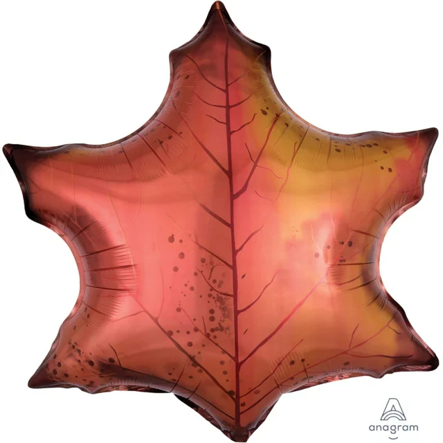 Balloon - Supershape Xl Orange Maple Leaf P30