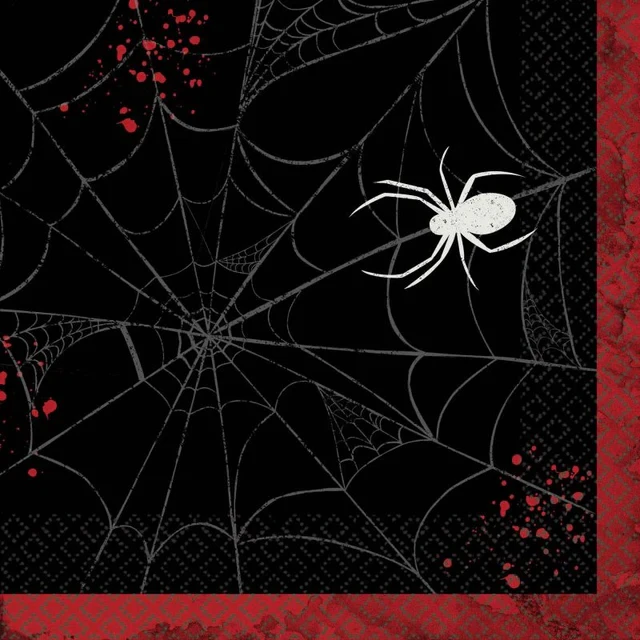 Dark Manor Lunch Napkins (Pack of 16)