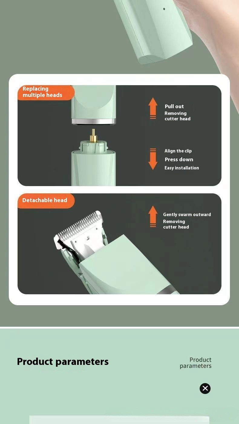 Pet Four-in-one Mute Rechargeable Lady Shaver