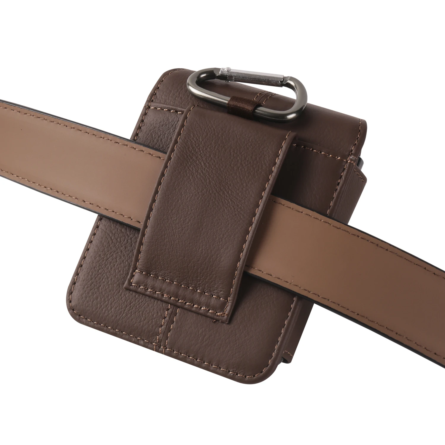 Color: Beige, Ships From: CHINA, Material: POLYESTER - Cow Leather Belt Clip Case Holster Pouch For Samsung Galaxy Z Flip 6 5 4 3,Moto Razr 50 40 Ultra,Huawei P50 Pocket S Waist Bag