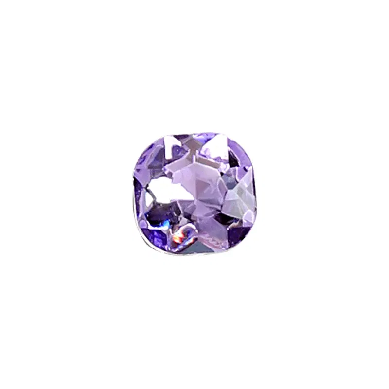 Color: SKY BLUE - 20pcs Nail Art Light Purple Sparkling Crystal Glass Diamond Violet Pointed Bottom Bare Rhinestone Gem Nail Accessories Charms