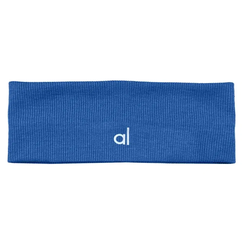 Color: Rose Red - al yoga Sports headband for men and women Sweatwapping headband Edge Yoga headband Headband