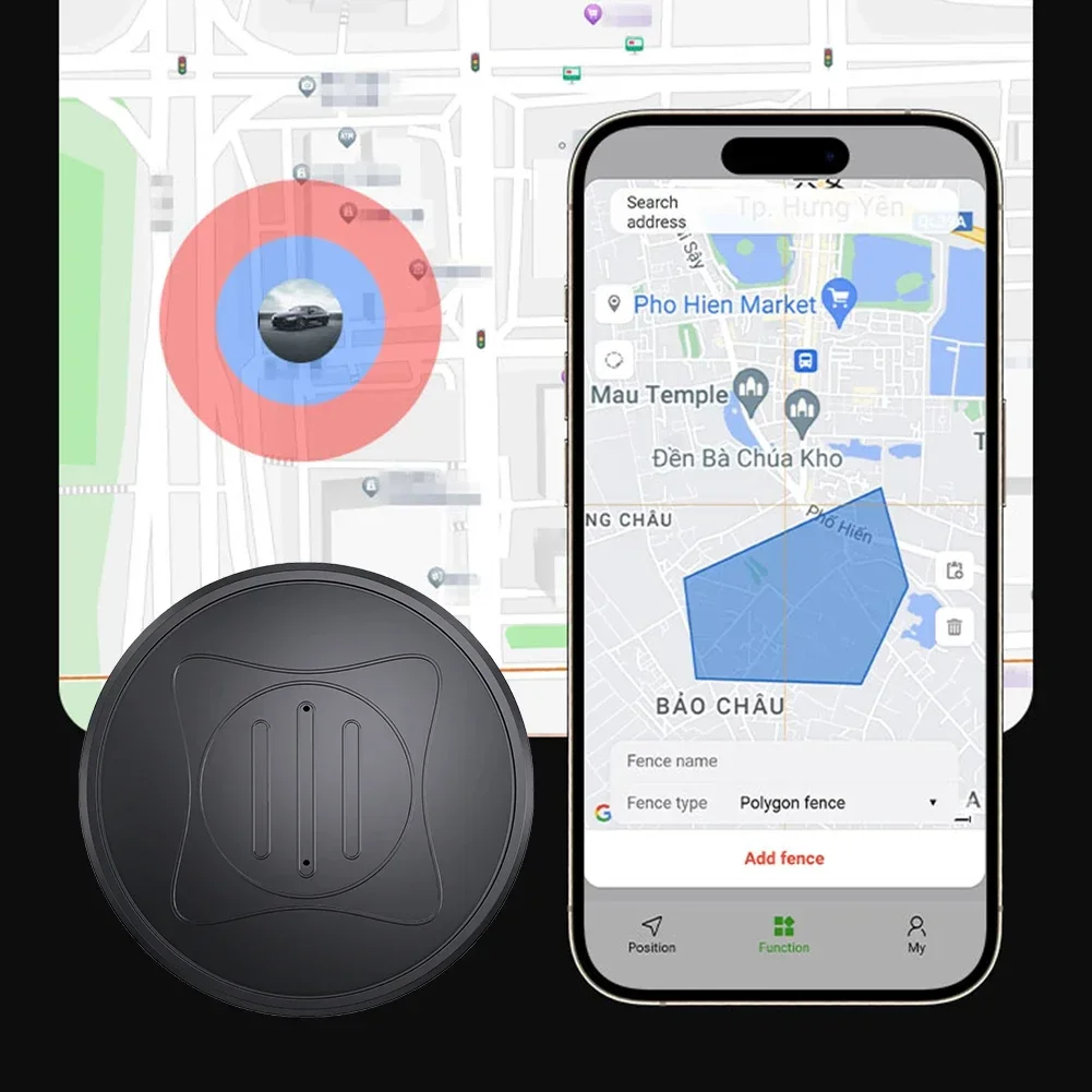Color: Beige - Mini GPS Tracker Car Locator App Real Time Tracking Location Anti-lost Positioner Device  tracking device  llavero silbato  key