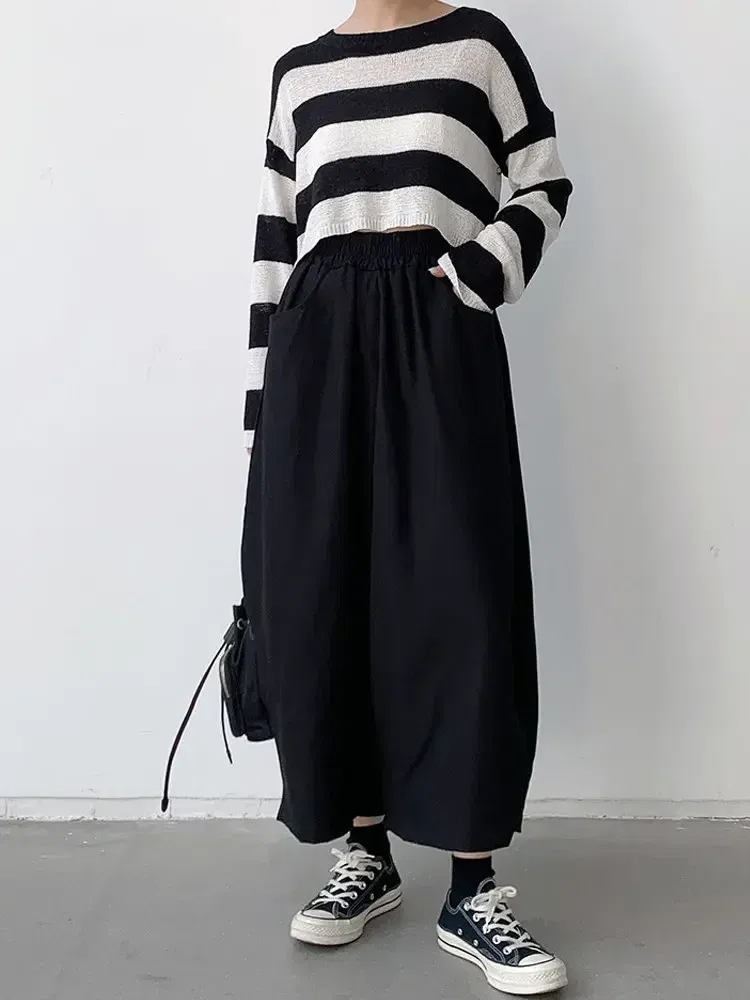 Color: black, Size: XL - 2023 Autumn Casual Harem Pants Women Cotton High Waisted Trousers Retro Loose Bloomers Women's Oversize Pants Baggy Sweatpants