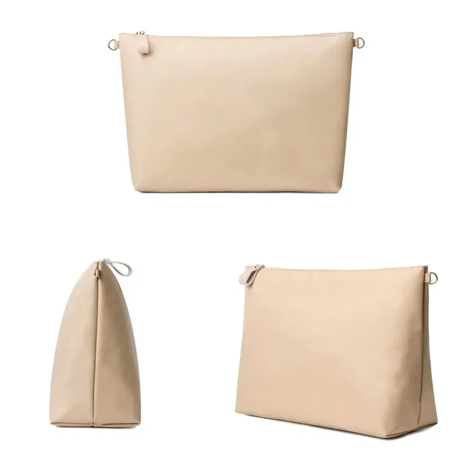 Color: Blue - Nylon Organizer Insert Bag Women Nylon Travel Insert Travel Makeup Bag Traveling Multi-functional Makeup Insert Bags