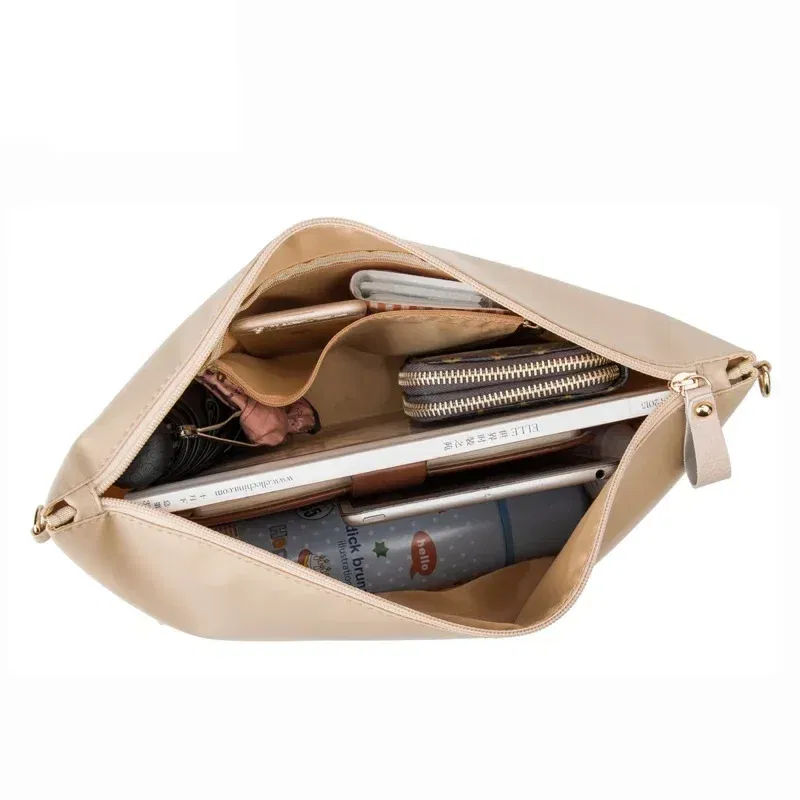 Color: Blue - Nylon Organizer Insert Bag Women Nylon Travel Insert Travel Makeup Bag Traveling Multi-functional Makeup Insert Bags