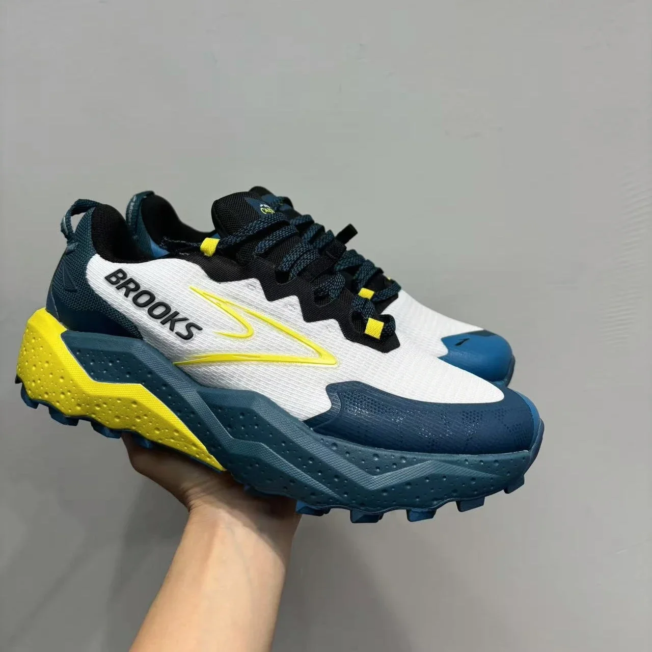 Color: Blue, Shoe Size: 40 - Brooks Men?™s Casual Sneakers Caldera 8 Ultra Trail Running Shoes Breathable Cushioned Long-term Training Sports Jogging Shoes