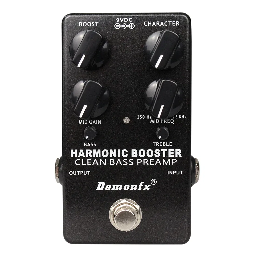 Color: Red - Demonfx High quality Guitar Effect Pedal Wah Distortion Overdrive Delay Reverb Compressor Booster Pedal