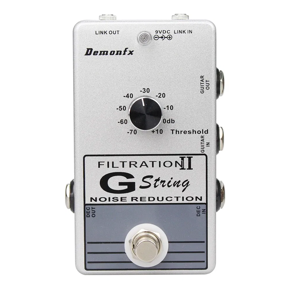 Color: Red - Demonfx High quality Guitar Effect Pedal Wah Distortion Overdrive Delay Reverb Compressor Booster Pedal