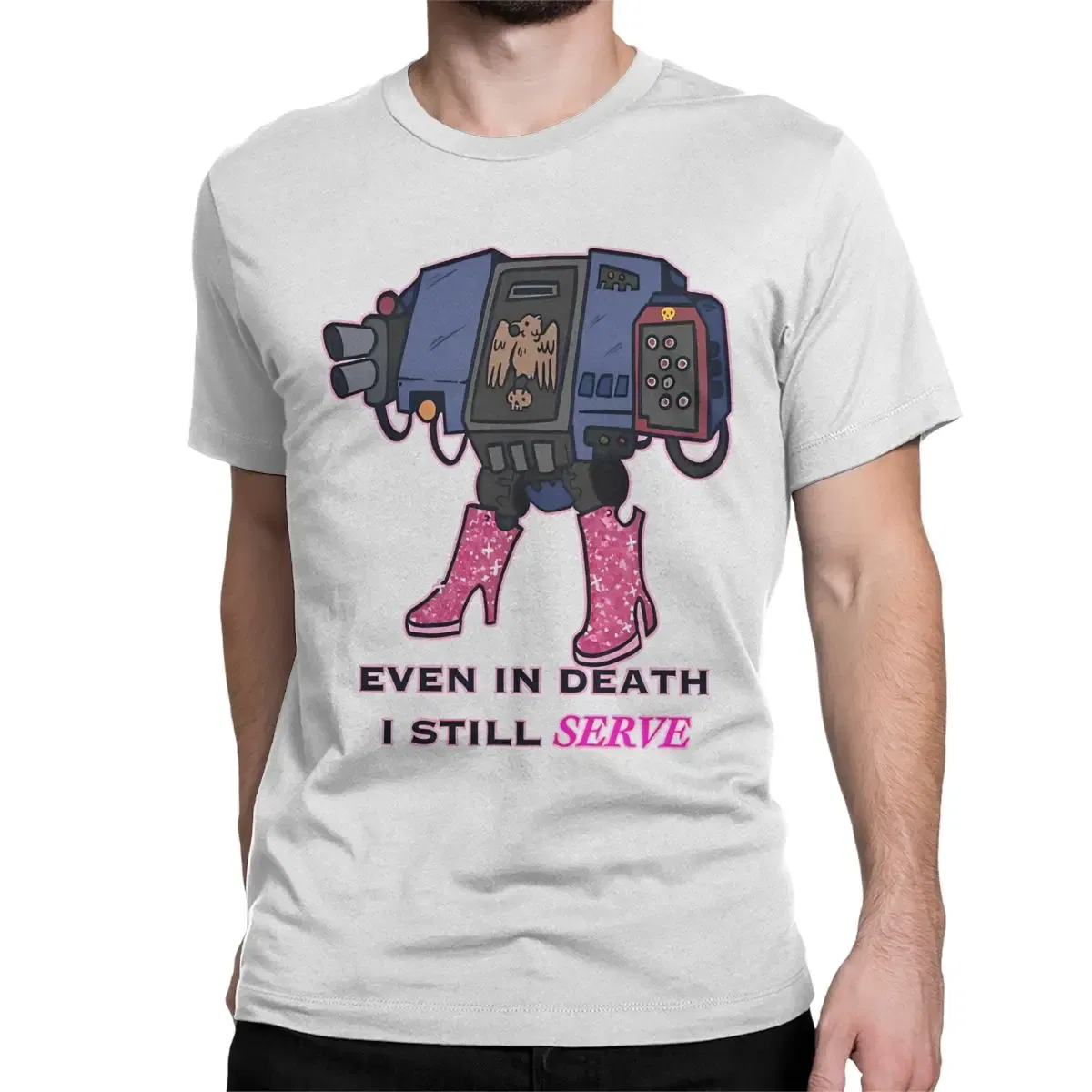 Color: Dark Grey, Size: XL - Awesome Adeptus Astartes T-Shirt Men Women's O Neck Pure Cotton T Shirts W-Warhammer 40k Short Sleeve Tee Shirt 6XL Tops