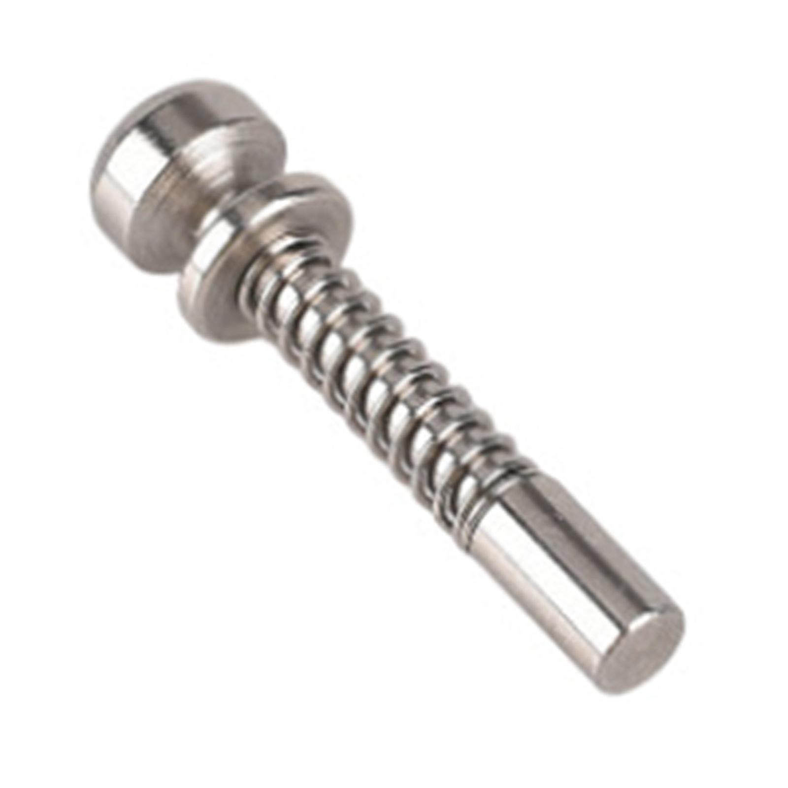 Color: Black & White - Spring Loaded Latch Pin Durable Multifunctional Replacement Hardware Steel Plunger for Small Bed Window Screen Cabinet Supplies