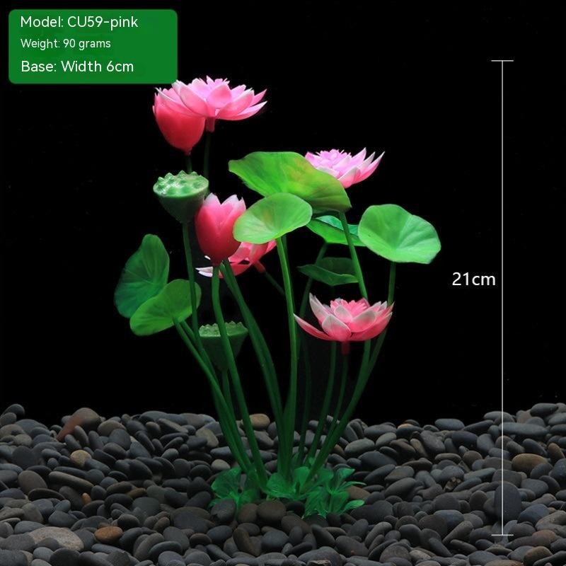 Aquarium Artificial Lotus
