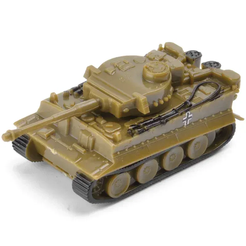 Color: Pink - 1/144 4D Classic Tank Model WWII Tiger Leopard US GER CHN USSR RUS Finished Model Sand Table Plastic Tanks Toy