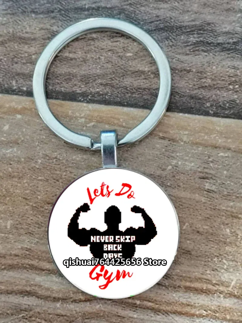 Color: light green - Gym Keyring Keychain Suitable For Bodybuilding Athletes Heavy Men Boys Bodybuilding Sports Unisex Men Tactical Rock Keyring Keyc