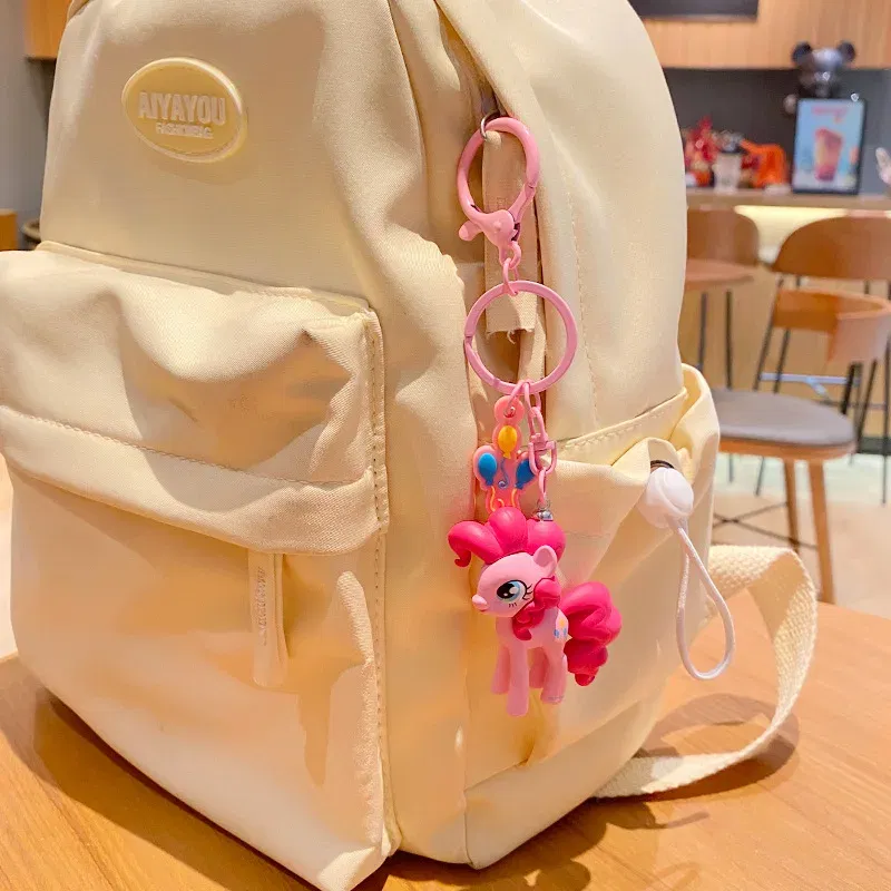 Color: Clear, Ships From: CHINA - Cartoon My Little Pony Toy Keychain Twilight Sparkle Pinkamena Diane Pie Fluttershy Rarity Rainbow Dash Key Buckle Keyring Gift