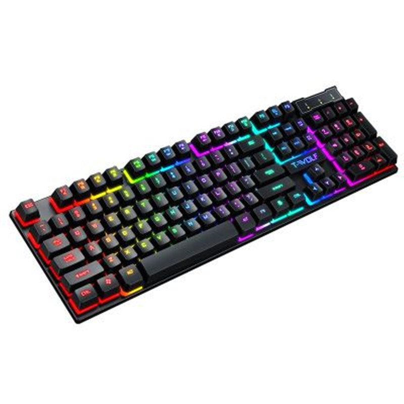 NZ Gaming Keyboard: Luminous USB Wired with Floating Manipulator Feel