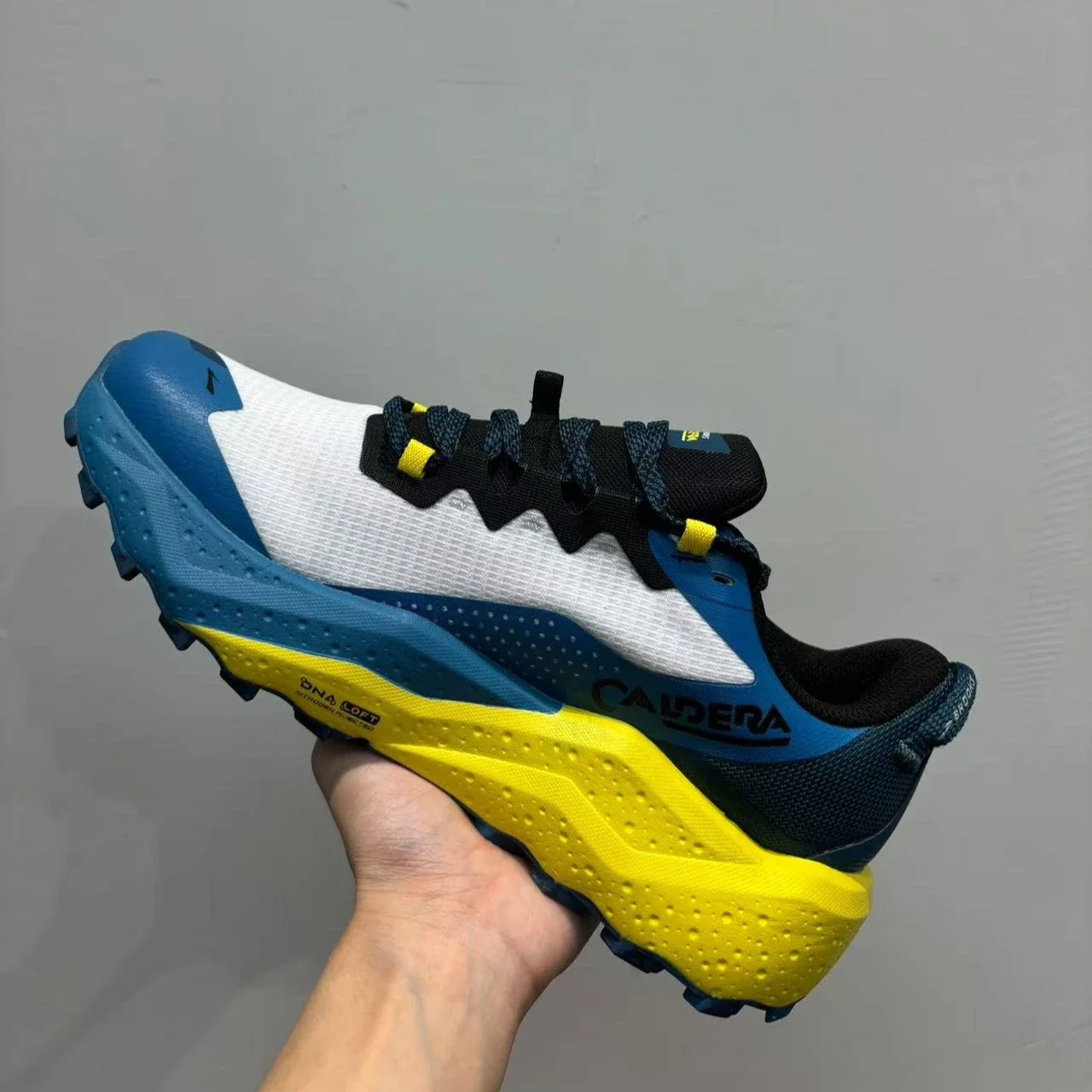 Color: Blue, Shoe Size: 42.5 - Brooks Men?™s Casual Sneakers Caldera 8 Ultra Trail Running Shoes Breathable Cushioned Long-term Training Sports Jogging Shoes