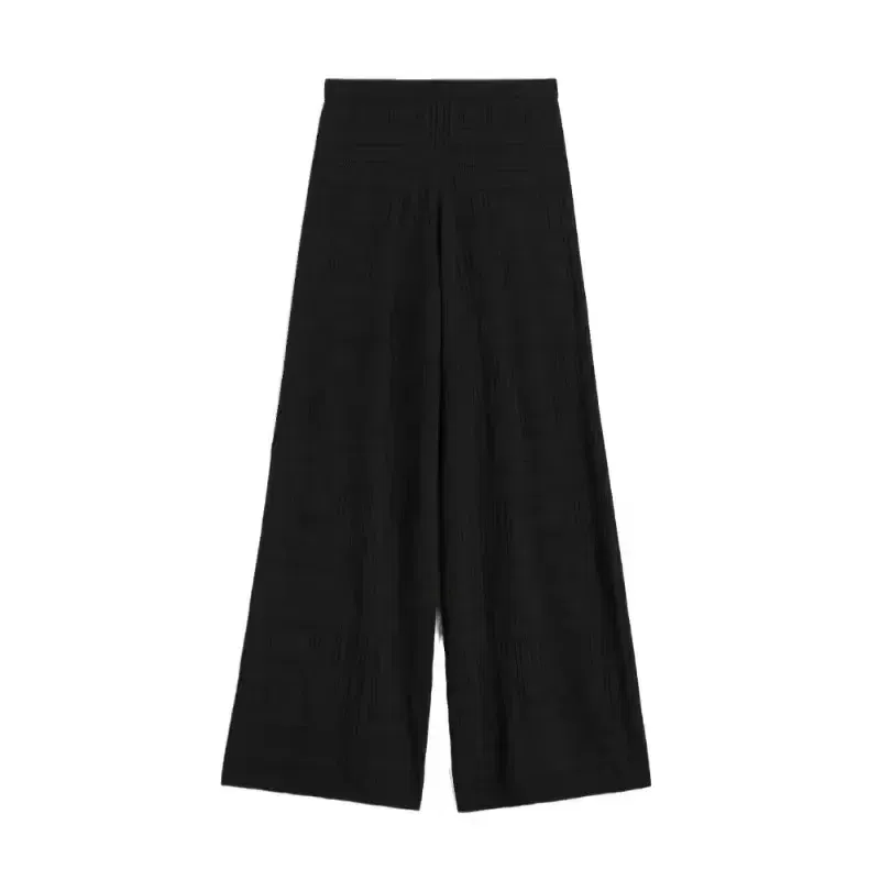Color: SKY BLUE, Size: M - LUXURY-Casual Commuter Pants for Women, High Waist, Straight Tube Pants, Spring and Summer, 2025 Hollow Camisole Skirt