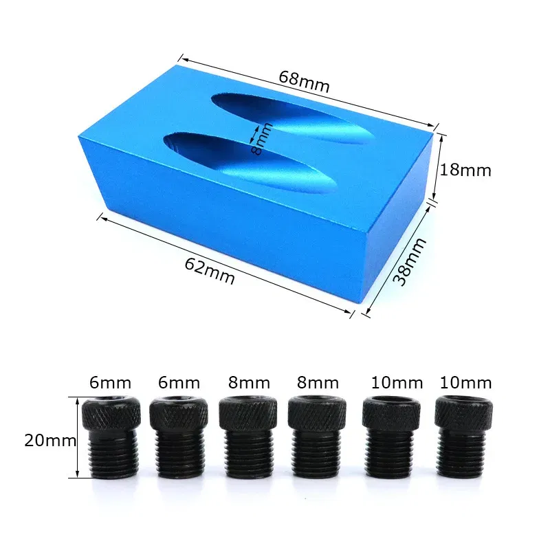 Color: Other, Ships From: CHINA - ZK30 15 Degree Oblique Hole Locator Angle Drilling Locator Aluminium Woodworking Drill Bits Jig Clamp Kit Guide Wood Hand Tools