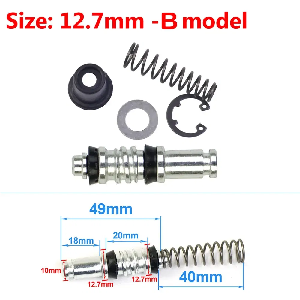 Color: army green - Motorcycle Clutch Brake Pump Piston Plunger Repair Set Master Cylinder Piston Rigs Repair Fit Motocros/Scooter Brake Accessories