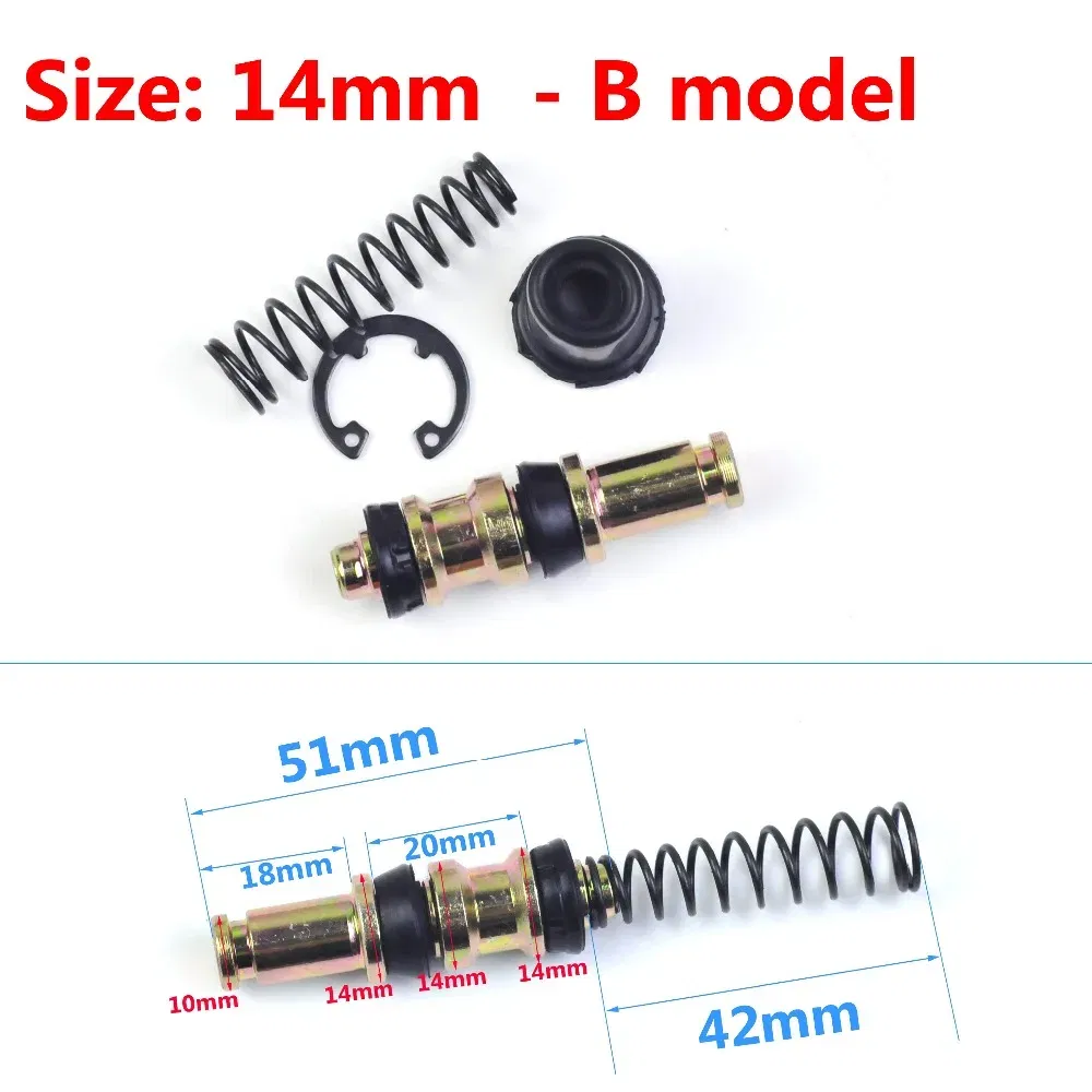 Color: army green - Motorcycle Clutch Brake Pump Piston Plunger Repair Set Master Cylinder Piston Rigs Repair Fit Motocros/Scooter Brake Accessories