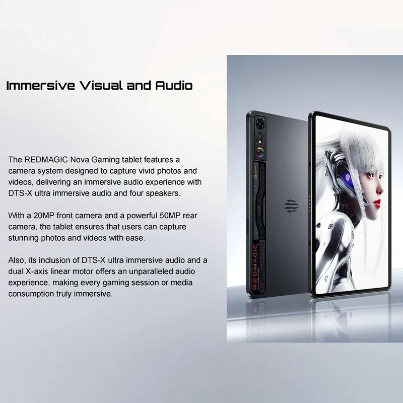 Memory Size: 1GB, Color: WHITE, Ships From: CHINA - Top Version Redmagic Nova Gaming Tablet 10.9" Snapdragon 8 Gen 3 Leading Version 10100mAh 50MP Don't include the Charger