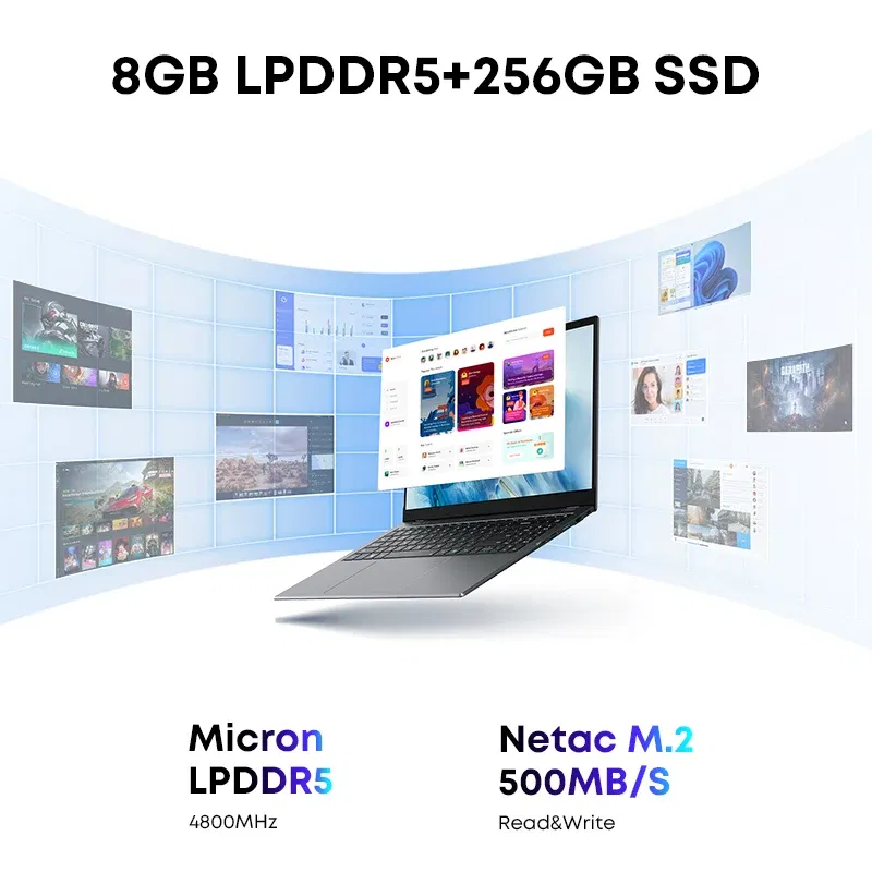 Color: Red, Ships From: CHINA - To GemiBook Plus Laptop 15.6" Intel N100 Graphics for 12th Gen 1920*1080P 16GB RAM 512GB SSD With Cooling Fan Windows 11