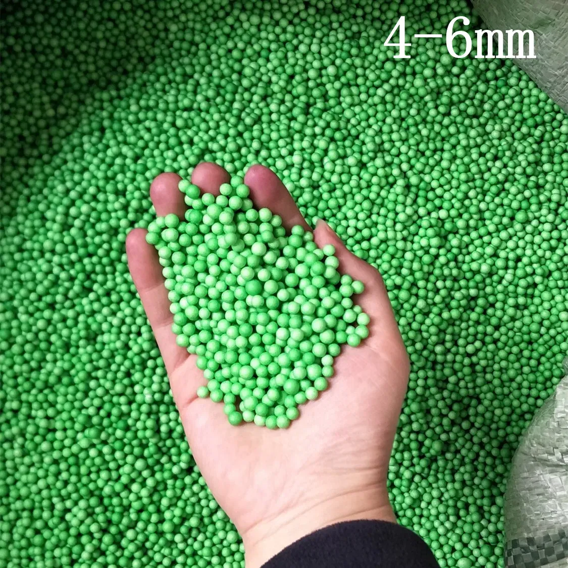 Color: Yellow, Ball Diameter: 1.5cm - 4-6mm 15g Polystyrene Styrofoam Plastic Foam Coffee Brown Chocolate Mini Beads Balls DIY craft Filler Assorted Colours