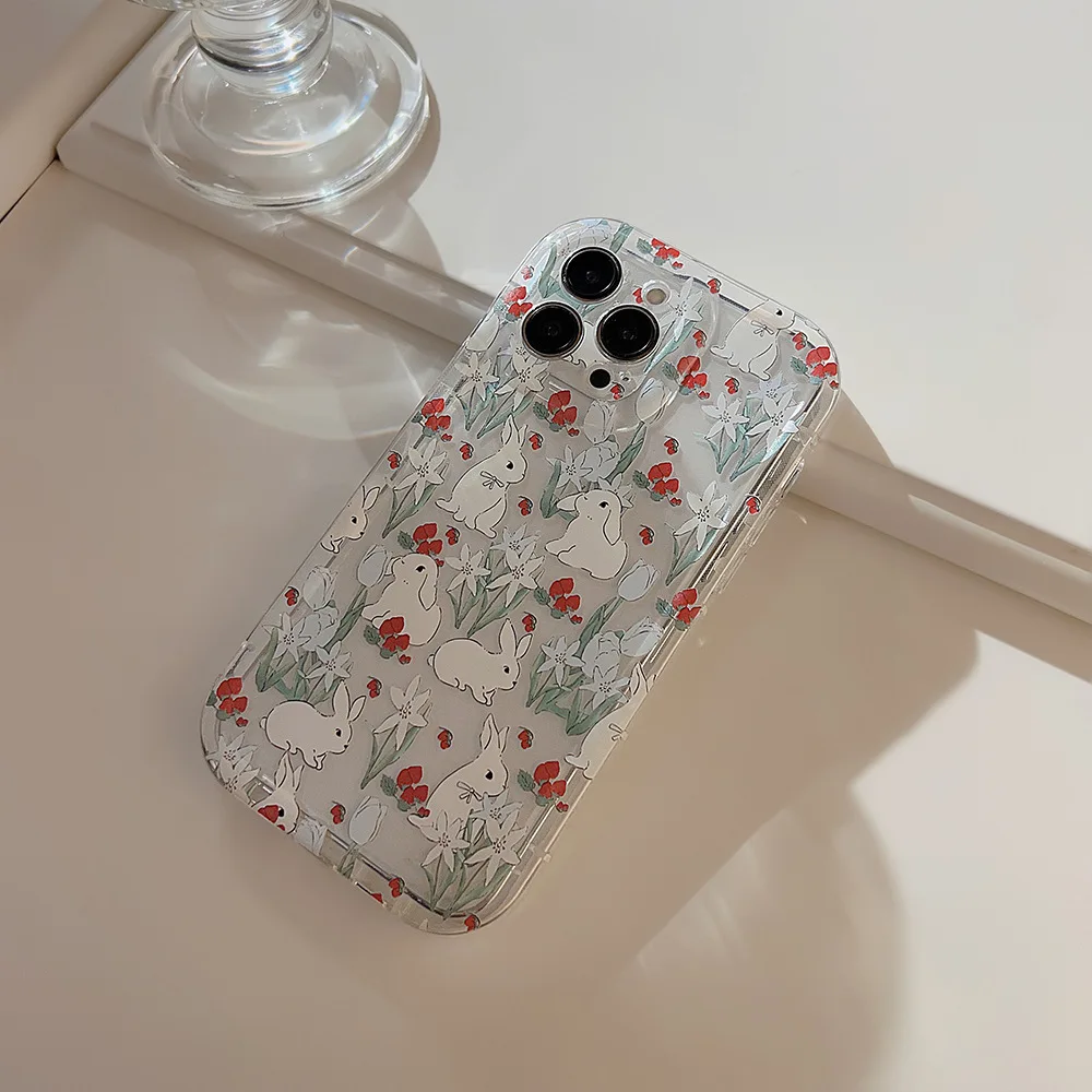 Color: Blue, Compatible-Phone Models: For Samsung Galaxy A51 4G - Cute Cartoon Bunny Print Phone Case for Samsung Galaxy 24 23 22 21 20 Plus Ultra FE A73 A72 A71 A52 A51 A32 Note 20 Airbag Funda