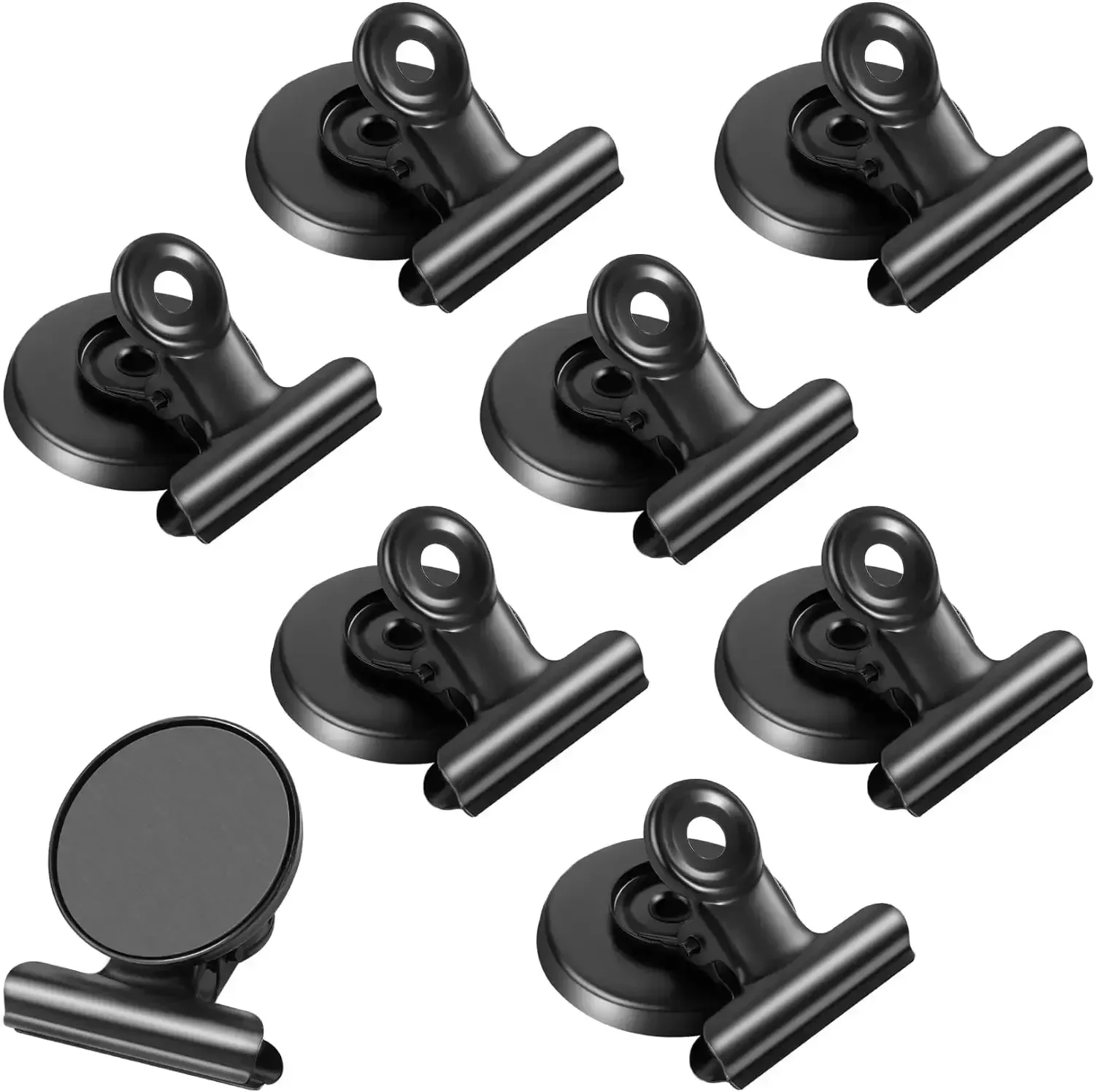 Color: Bronze - Strong Magnets Magnetic Clips Bulldog Clips Heavy Duty Magnetic Clips Perfect for Whiteboard Magnets Photo Displays Home
