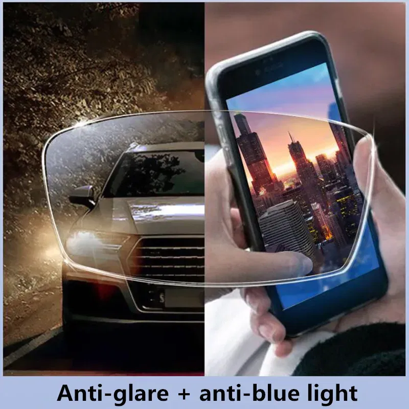 Lenses Color: Blue, Ships From: CHINA, Lens Index: 1.61 - 1.56/1.61/1.67 Anti-Blue Light And Anti-Glare Photochromic Myopia/Hyperopia/Astigmatism Prescription Lenses Relieve Glare Driv
