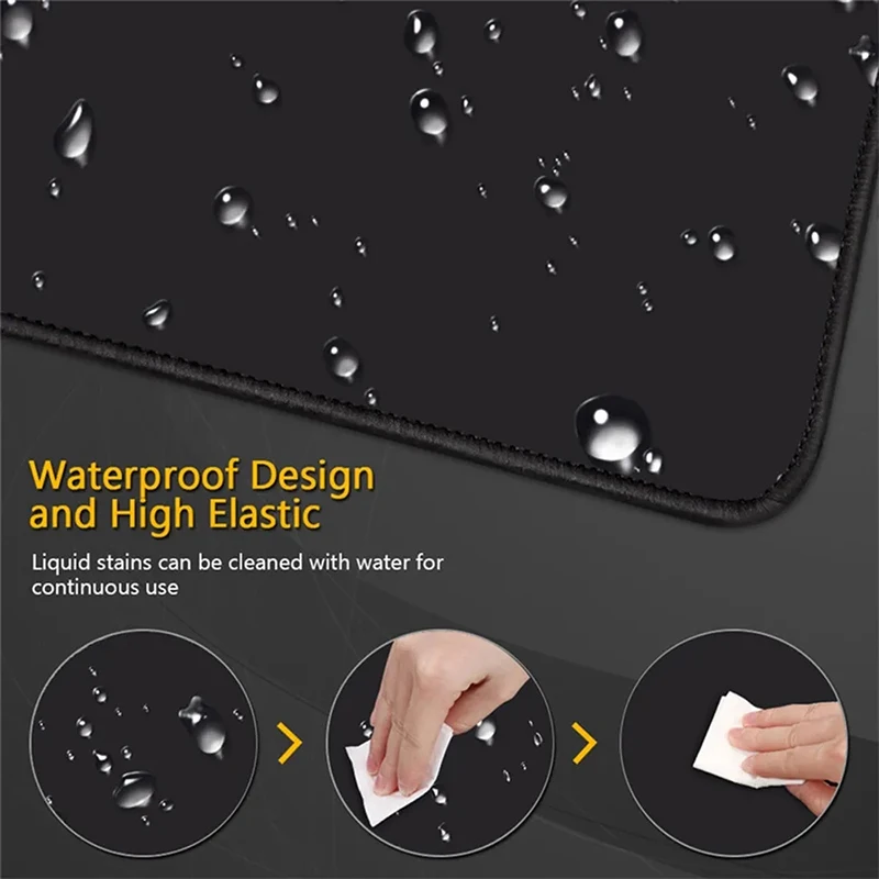 Size: 60x30 cm, Color: BROWN - Japanese Art Dragon Mouse Pad Gaming XL Home New HD Mousepad XXL Keyboard Pad Non-Slip Office Carpet Laptop Mice Pad Mouse Mat