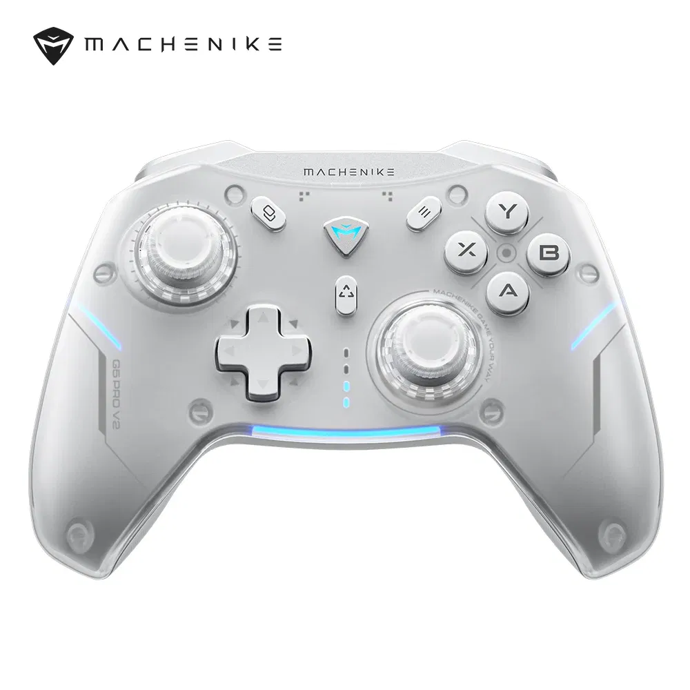 Color: WHITE - MACHENIKE G5Pro V2 Ultimate Gaming Controller Optical Trigger ABXY Button Hot-Swappable Joystick 4K Resolution For Switch PC