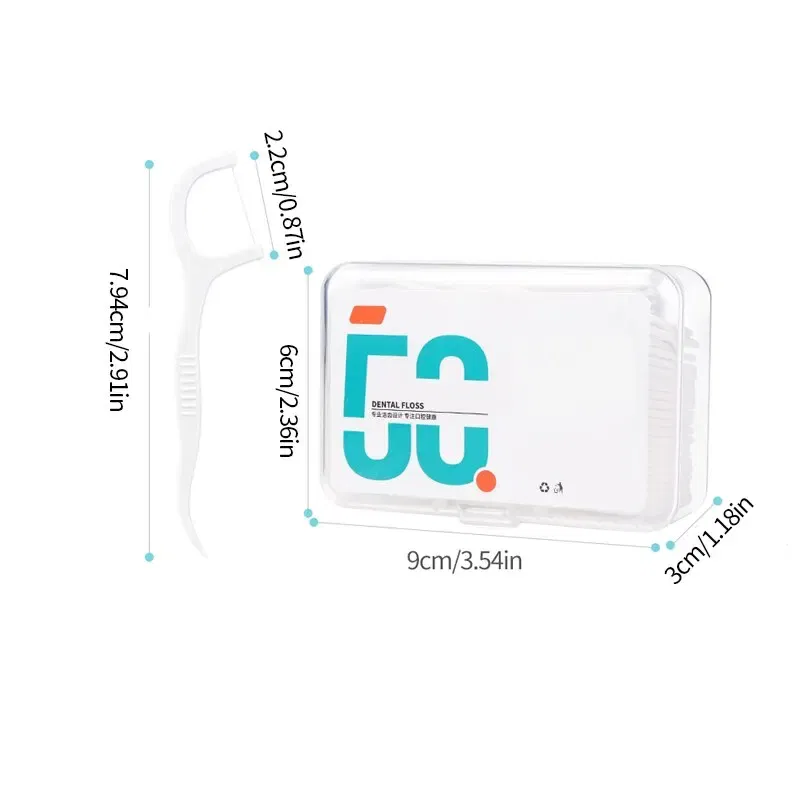 Color: NUDE - 150pcs Dental Floss Plastic Toothpicks-Disposable Cleaning between Teeth-Separate Box-Oral Care