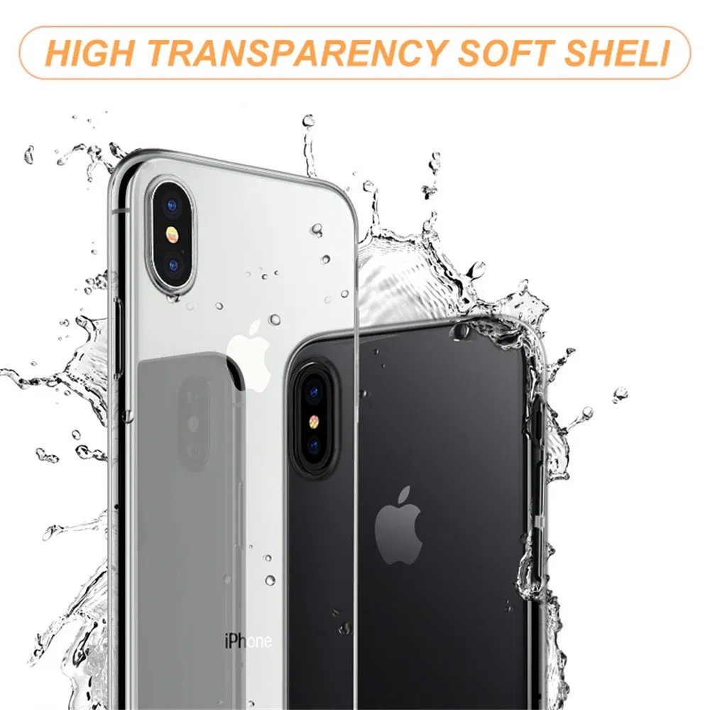 Material: Wood - Transparent Soft Case For iPhone 11 12 13 Mini 15 14 Pro XS Max Clear Silicone Case For iphone X XR 8 7 Plus SE 2020 Back Cover