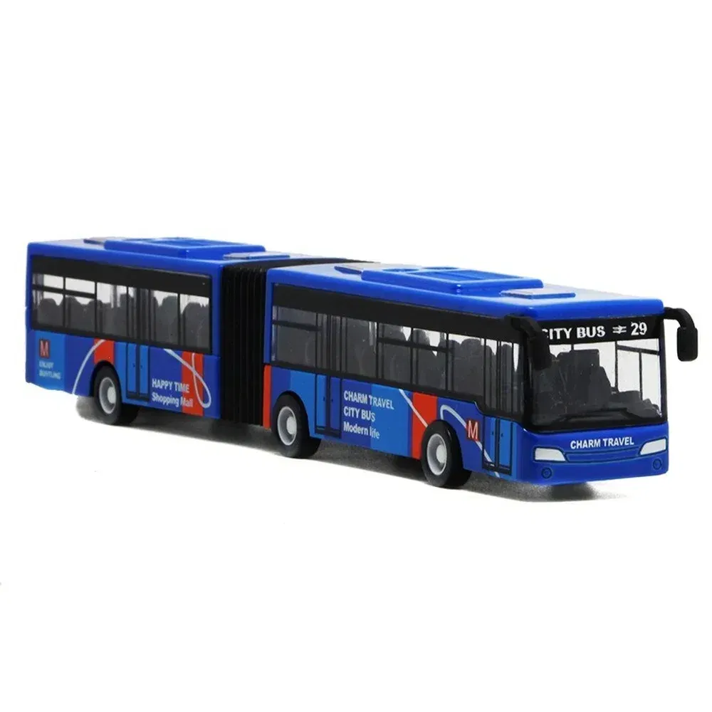 Color: Red, Ships From: CHINA - City Express Bus Double Buses Diecast Vehicles Toys Funny Pull Back Car Children Kids Gifts 1:64 Alloy City Bus Model Vehicles
