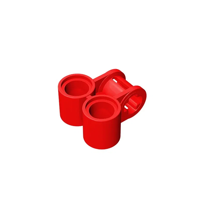 Color: Light Pink - Gobricks GDS-927 Technical, Axle and Pin Connector Perpendicular Double compatible with lego 32291 pieces of children's DIY
