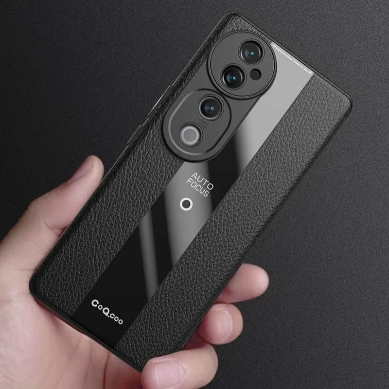 Color: black, Material: ABS - Case For VIVO V40 5G Case Luxury Leather Soft Back Cover For Vivo V40 Pro Camera Protection Silicone Shell Shockproof Bumper
