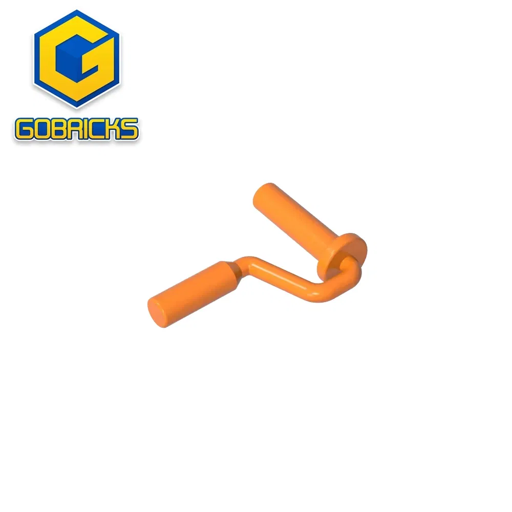 Color: black - Gobricks GDS-90263 Equipment Paint Roller Brush Handle Edge On Handle compatible with lego 12885 Assembles Building Blocks