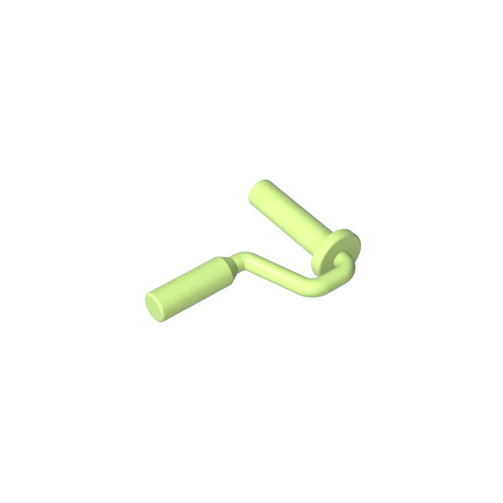 Color: black - Gobricks GDS-90263 Equipment Paint Roller Brush Handle Edge On Handle compatible with lego 12885 Assembles Building Blocks