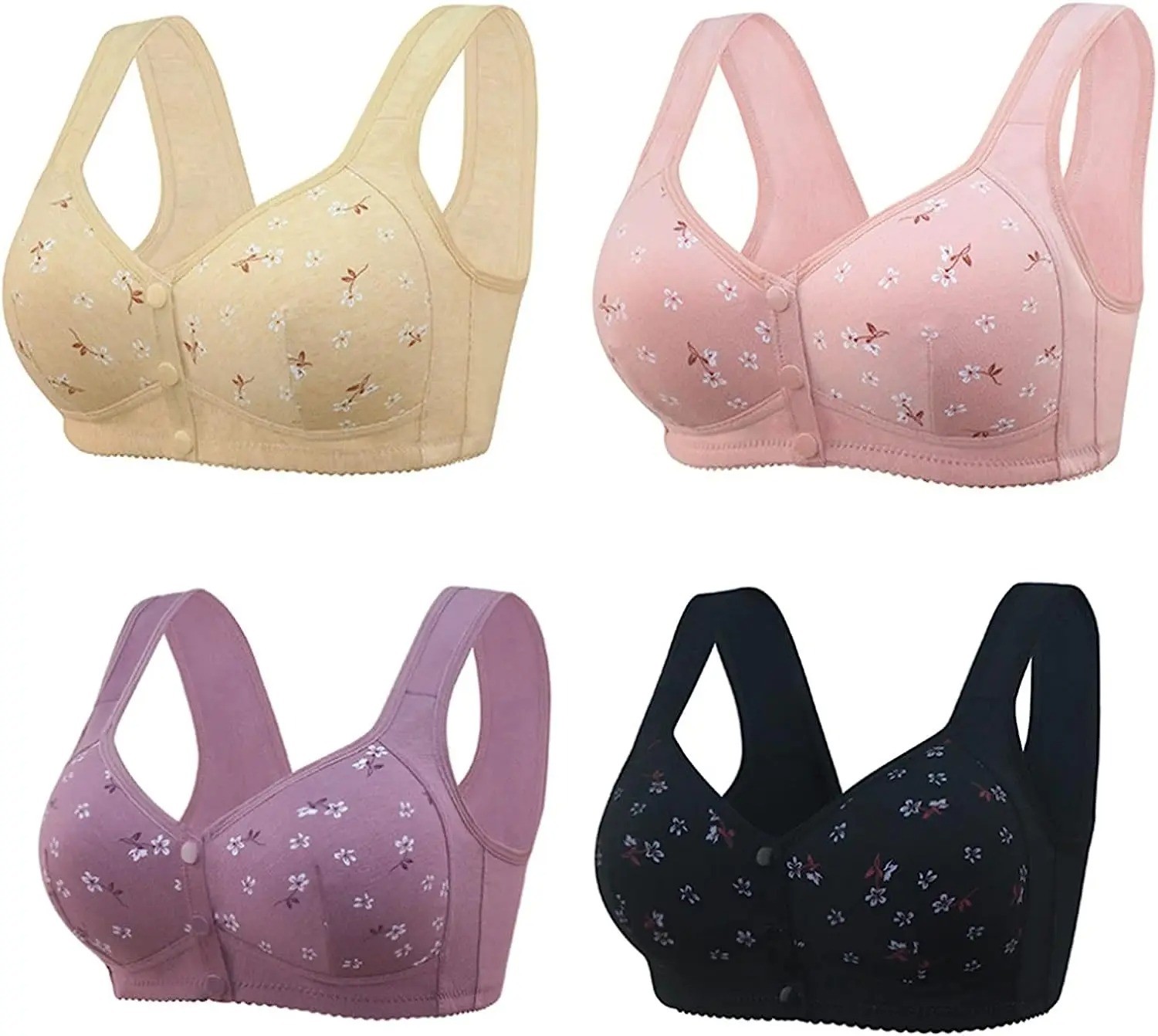 Daisy Bra - Comfortable & Convenient Front Button Bra