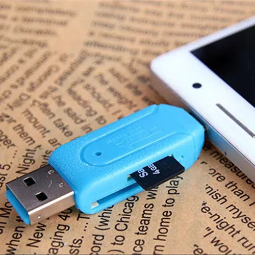Color: Gold - Pen Drive 2 in 1 USB OTG Card Reader High Speed Flash Drive Real Capacity Memory Stick Suit For Phone ofertas con envio gratis