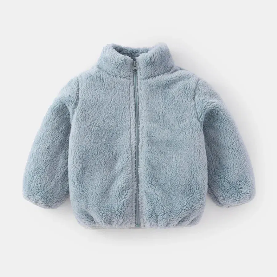Color: Gold, Kid Size: 18M - Solid Color Fashion Children Plush Coat Autumn Winter Warm Baby Girl Boy Casual Jacket Greatcoat Kids Clothing Toddler Outerwear