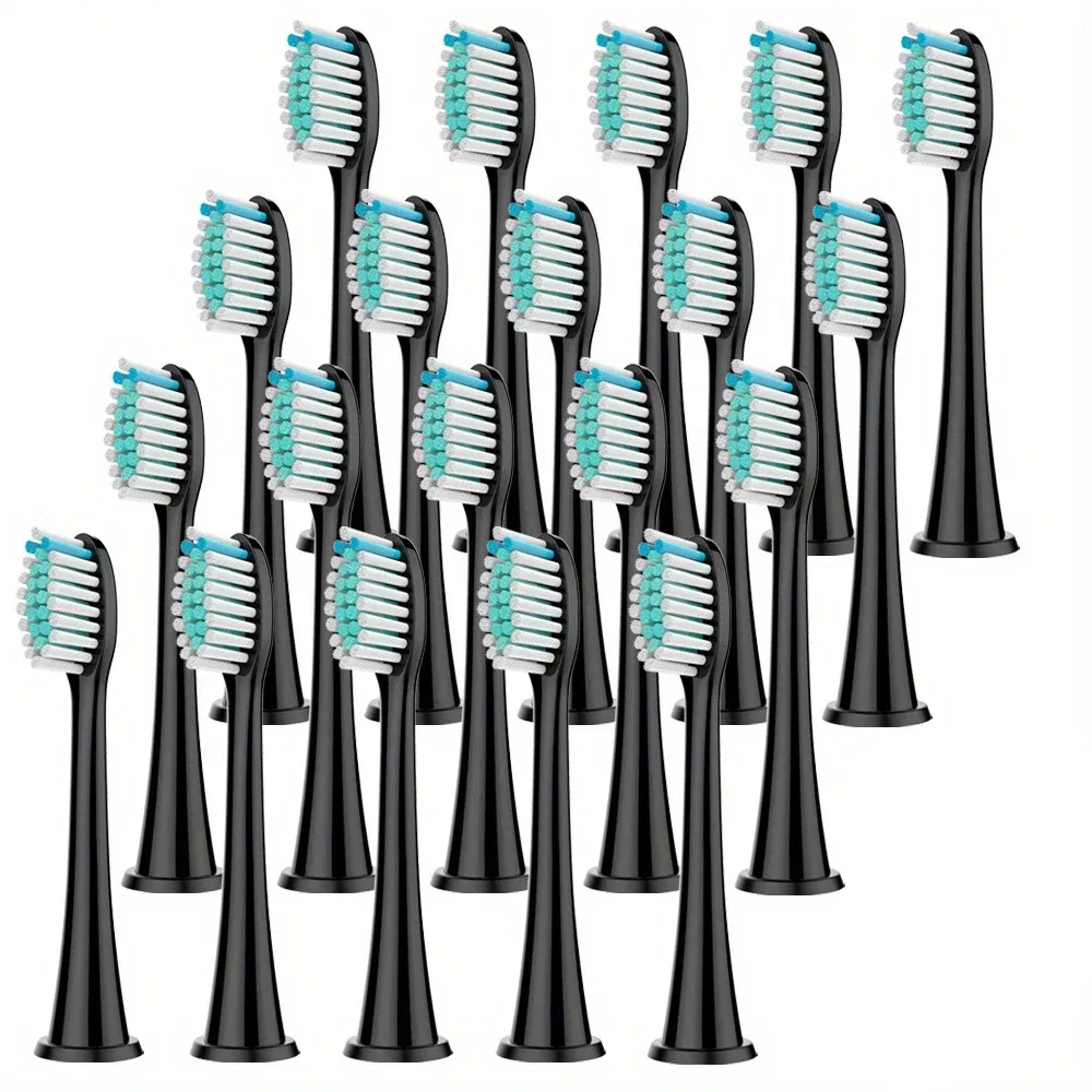 Color: black - Electric toothbrush replacement head, Philips Sonicare toothbrush head, sonic vibration cleaning toothbrush head