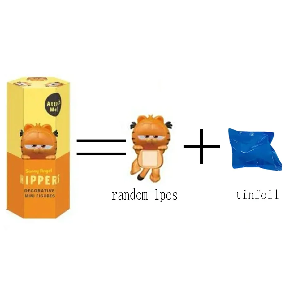 Color: Gold - Nieuwe Garfield Sonny Angel Blind Box Capybara Anime Figuren Ornamenten Poppen Fans Kinderen Kerstcadeau