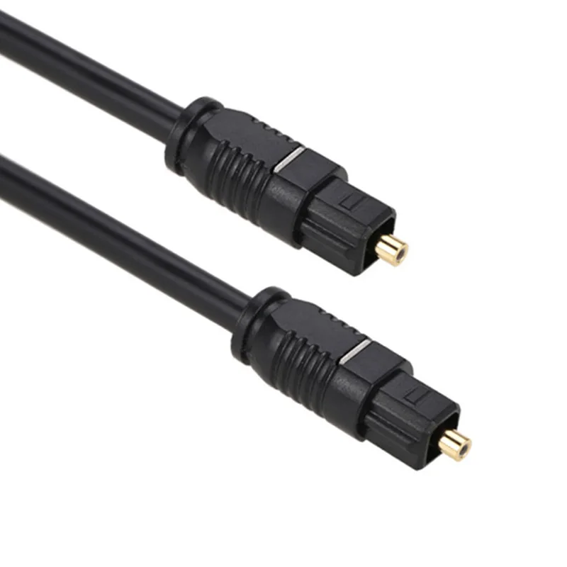 Length: 5m - Digital Fiber Optical Optic Audio Cable SPDIF MD DVD TosLink Gold Plated Lead Cord Connect to DVD CD 1/2/3/5/8/10/15/20/30m