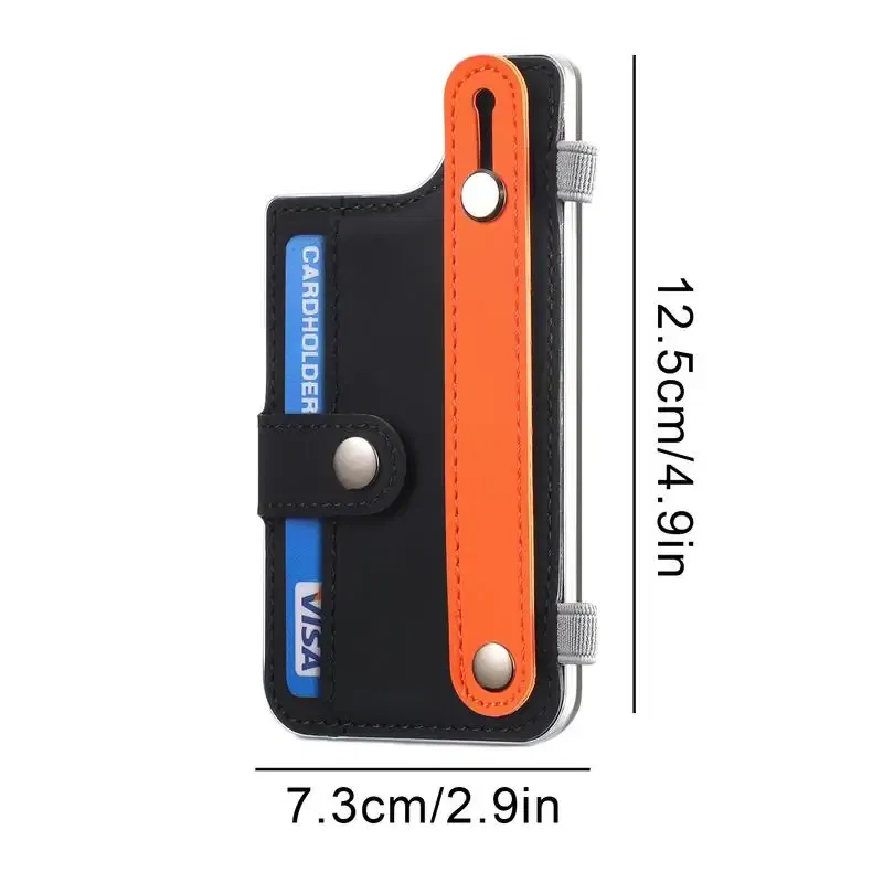 Color: Dark Blue, Ships From: CHINA - Card Holder For Back Of Phone Universal Card Holder For Phone Case Multifunctional Phone Wallet Attachment With Pen Clip For All