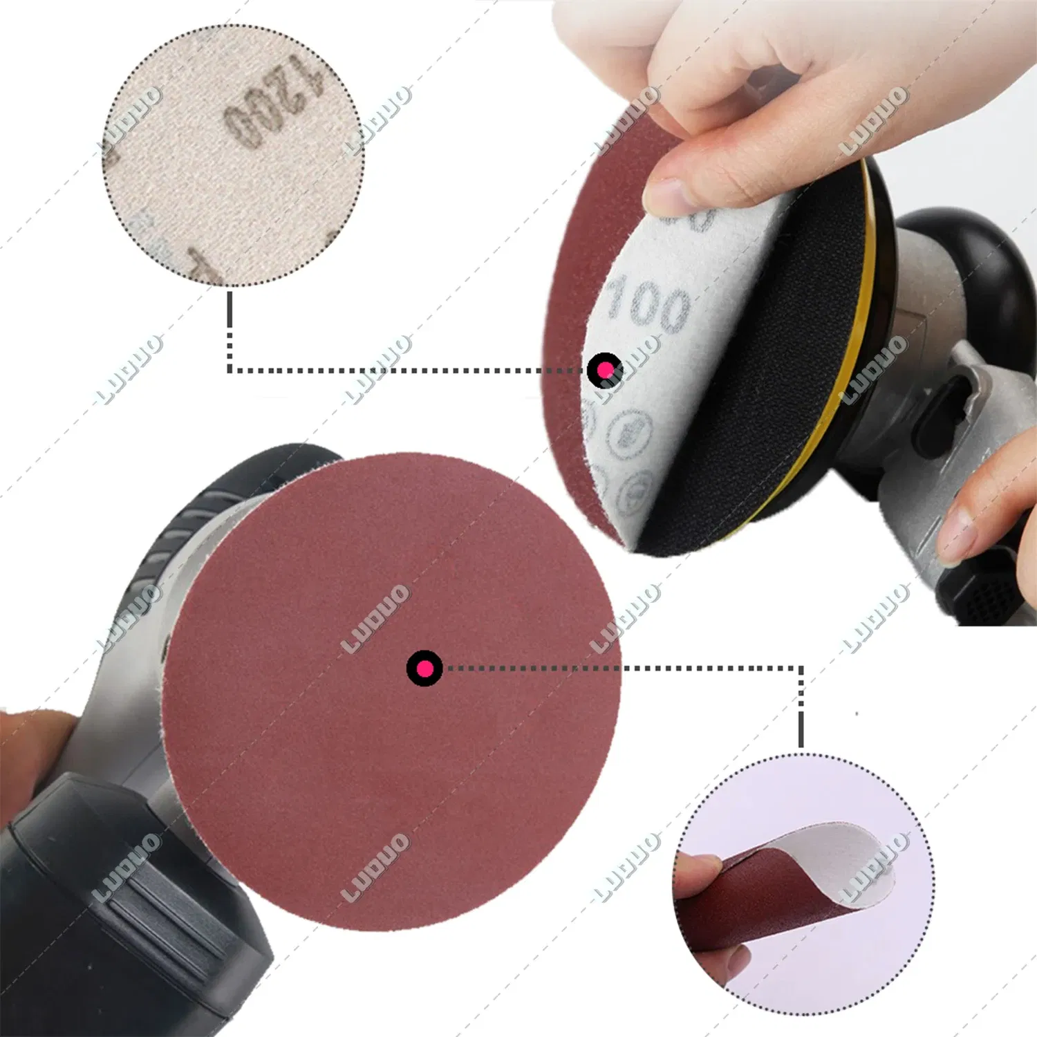 Color: Silver, Ships From: CHINA, Model: 2000 - 2 3 4 5 6 Inch Round Sandpaper Disk Abrasive Polish Pad Plate Sanding Sheet Polishing Kit Grit Paper Discs Grit 60-5000